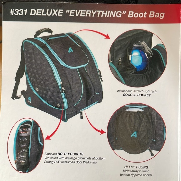 NWT Athlon Deluxe “Everything” Ski Boot bag - Picture 11 of 11